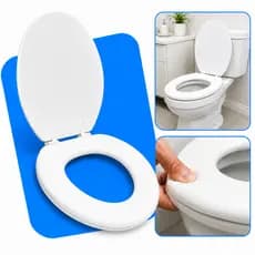 Assento Sanitário Almofadado Oval Tampa de privada fofa Macio