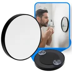 Espelho Para Fazer Barba No Banho Com Ventosa Box Aumento 5x