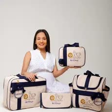 Bolsa Maternidade Menino Personalizada Safari 4 Peças Mala Luxo