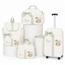 Bolsa Maternidade Personalizada Safari Térmica Luxo