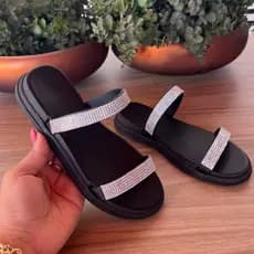 Sandália infantil MINI FLAT lançamento leve confortável versátil elegante menina