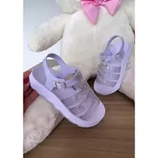 Sandália infantil MINI LU,tendência do momento,delicadeza e conforto para sua pequena.