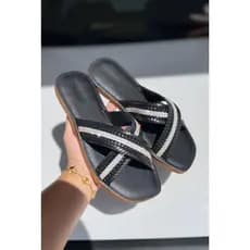 Sandália Papete feminina FLAT CRUZADA,lançamento,conforto,estilo e delicadeza aos seus pés,envio imediato