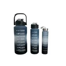 Kit 3 Garrafa 3 In 1 Motivacional Academia Fitness Qaulidade