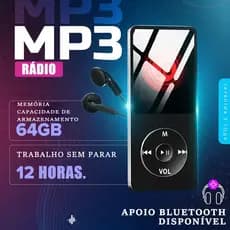 Bluetooth 5.0 MP3 MP4 Player HIFI Colunas De Música Sport MP4 Media FM Leitor De Rádio Voz Ebook