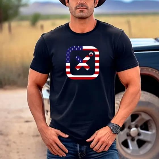 Camisa Camiseta country t-shirt "TXC logo eua grande"  Trend Box Mania