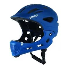 Capacete Infantil DaMatta Ciclismo Full Face Azul - M