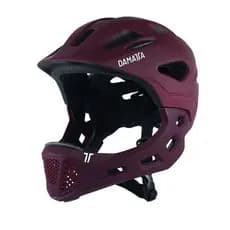 Capacete Infantil DaMatta Ciclismo Full Face Vinho - M