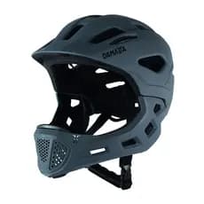 Capacete Infantil DaMatta Ciclismo Full Face Cinza - M