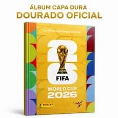Álbum Capa Dura Ouro - Copa Do Mundo 2026 - Fifa World Cup