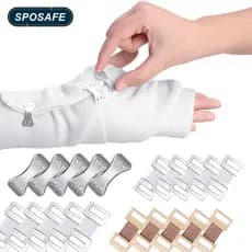 10Pcs/Set Clipes De Atadura De Alumínio Metal Substituíveis Elástica , Ataduras De Crepe , Fixação Segura