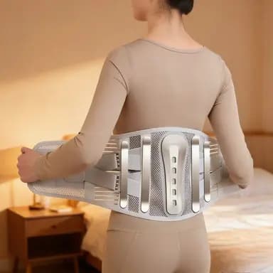 1 Peça Cinta De Suporte Confortável Para Cintura Inferior , Cinto De Proteção Coluna Estável E Completo , Traseira De Ma
