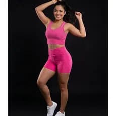 CONJUNTO BROCADO SHORT E TOP ACADEMIA