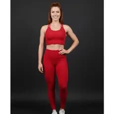 Conjunto ANARRUGA Texturizado Para Academia CALÇA LEGGING Cintura Alta e Top Alças Cruzadas Com Bojo