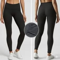 Legging flanelada peluciada inverno dia dia termica
