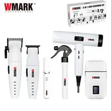 WMARK NG 8635 KIT 6 IN 1 Kit Maquina de Corte Acabamento Secador Branco