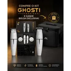 Combo Jrl Ghost 1 + Bolsa Organizadora Com Máquina De Corte E Acabamento JRL Profissional 1 Ano de Garantia