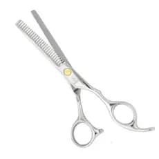 Tesoura Profissional De Barbeiro Fio NAVALHA/FIO LASER/DESBASTE De Aço Inoxidável 6,5 Sekich Gold Premium