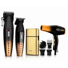 Kit Wmark NG 2038 NG 325 + Shaver NG 988 + Secador Wmark NG 2101 Profissional