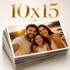 Revelação de Fotos 10x15cm | Kit 10 a 100 Unidades | Alta Qualidade | Envio Rápido | Cores Vivas | Fotos Perfeitas