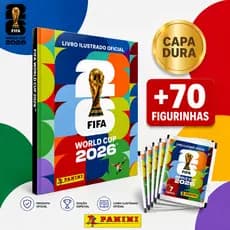 Álbum Copa do Mundo 2026 Capa Dura Oficial Panini - Envio Rapido