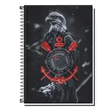 Caderno Escolar Corinthians FC | Bando de Loucos | Gaviões da Fiel | Capa Dura & Espiral – 1,10,15,20 Matérias | Timão