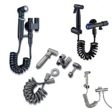 KIT Para BANHEIRO De Ducha Higiênica Luxo e Moderno Duas Saídas 1/2mm Registro Conjunto Pulverizador