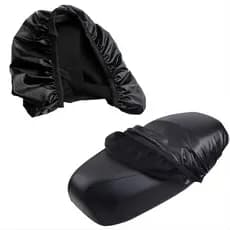Capa para Assento de Moto Impermeável Couro com Protetor Solar Elástica À Prova D'água Chuva