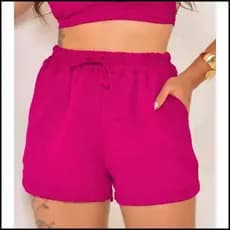 Short Feminino Duna Tendência Elegante Social Do P Ao GG