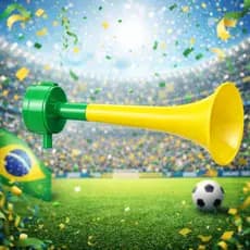 Corneta Vuvuzela Copa Do Mundo Diversão Comemoração Futebol