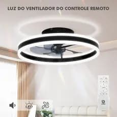 COIBEU Luz do ventilador estilo retro controle remoto baixo decibel operação sono silencioso