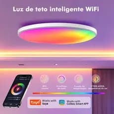 COIBEU Limitar o ajuste de cores RGB de uma lâmpada de wifi inteligente de tensão larga