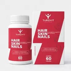 Hair Skin Nails Targvit Suplemento Cabelo, Pele e Unhas com Biotina Neosil – 60 Cápsulas
