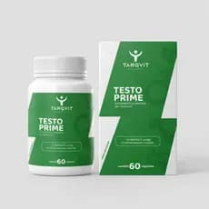 Kit com 2 Testo Prime Targvit Suplemento Alimentar Masculino 60 Cápsulas