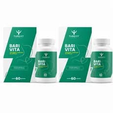 Kit C/2 Bari Vita 60 Cápsulas Targvit Vitamínas e Minerais Pós Bariátrica