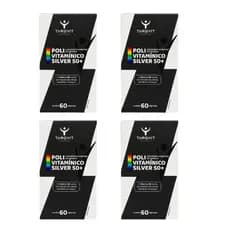 Kit com 4 Poli Vitaminico silver 50+/ 60 Capsulas - Targvit Suplementos