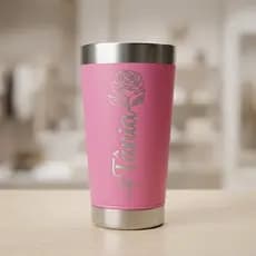Copo Térmico Inox Personalizado + 1 Gravação do Nome  logo ou Time Grátis