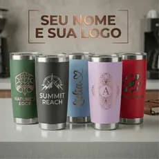 Copo Térmico Com Tampa e Abridor 473ml Personalizado Com Nome ORIGINAL