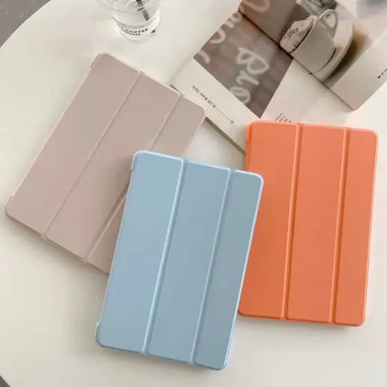 Capa magnetico inteligente com slot de canetas compativel ipad Mini 4 5 6 7 7.9/8.3 polegada