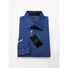 Camisa Social De Botao Forma Grande Masculina Manga Longa Tecido MicroFibra Silm Fit