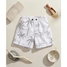 Short Infantil 2Y-16Y Tactel Grosso Masculino Mauricinho Adulto Surf Praia Piscina  Secagem Rápida   Bermuda Verão