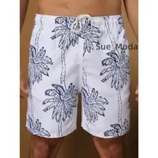 Short Tactel Grosso Masculino Mauricinho Adulto Surf Praia Piscina  Secagem Rápida Academia  Bermuda Verão