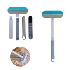 Escova de Limpeza Mágica Multiuso Multifuncional 4 em 1 Tira Poeira Removedor De Pelos de Pet e Roupa