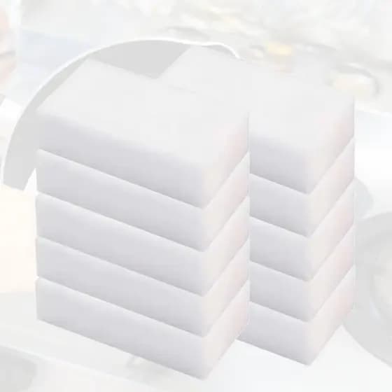 Kit 10/20 Esponjas Mágica Branca Tira Manchas Riscos Mutliuso