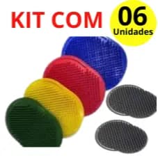 Pente Oval Pata Masculino de Bolso Cabelo Barba Promoção 6uni