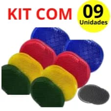 Pente Oval Pata Masculino de Bolso Cabelo Barba Promoção 9uni