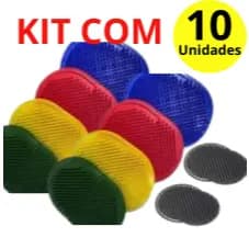 Pente Oval Pata Masculino de Bolso Cabelo Barba Promoção 10uni