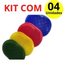 Pente Oval Pata Masculino de Bolso Cabelo Barba Promoção 4uni