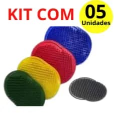 Pente Oval Pata Masculino de Bolso Cabelo Barba Promoção 5uni
