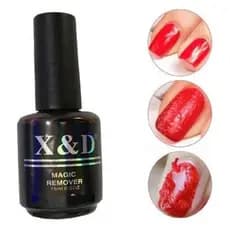 Removedor de Esmaltes Em Gel - Magic Remover Unhas 15ml Manicure X&D